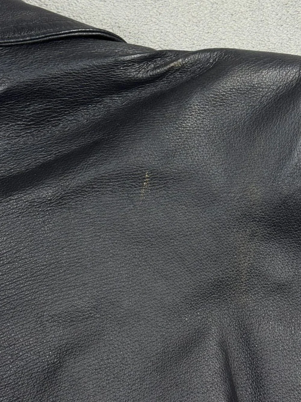 Vtg Wilsons Cropped Leather Jacket Womens L 90s Moto Bikercore Motorcycle Belted